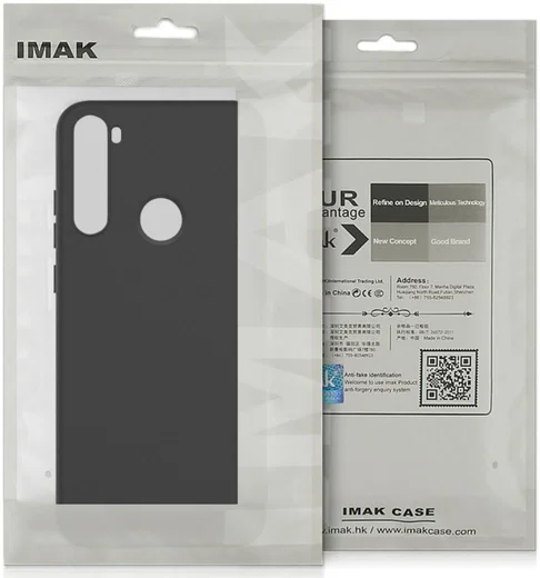 IMAK UC-1 Series Oppo A91 Hoesje Matte TPU Zwart afbeelding 9