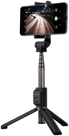 Huawei 2-in-1 Draadloze Bluetooth Camera Tripod / Selfie Stick Zwart afbeelding 1