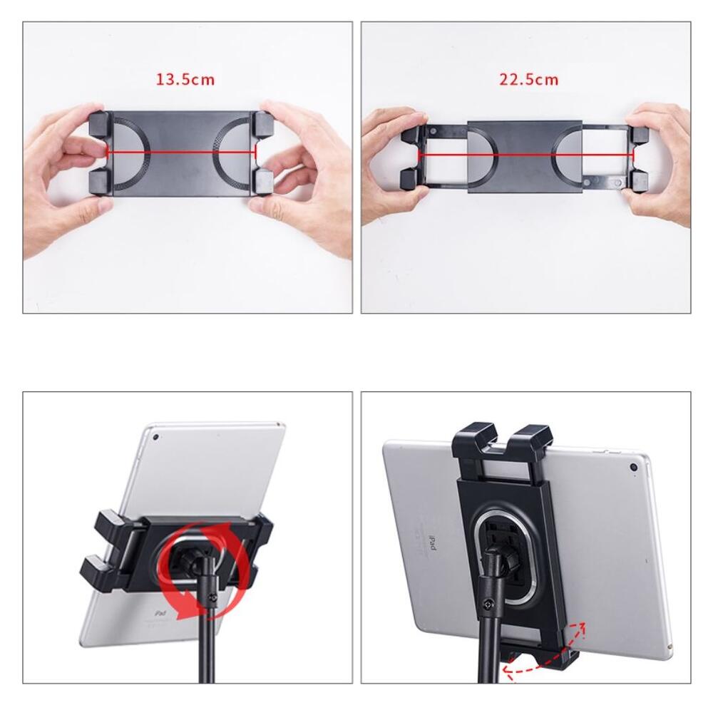 Universele Tablet/iPad Tripod Statief Verstelbare Lessenaar afbeelding 16