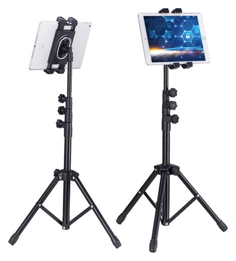 Universele Tablet/iPad Tripod Statief Verstelbare Lessenaar afbeelding 11