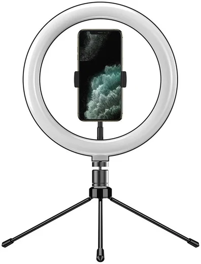 Universele Tripod Telefoonhouder Statief Smartphone Standaard Lamp afbeelding 4