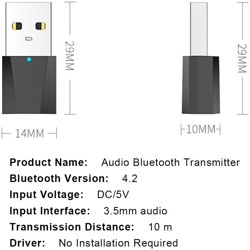 Universele Bluetooth Adapter voor TV / Speakers / Koptelefoon afbeelding 2
