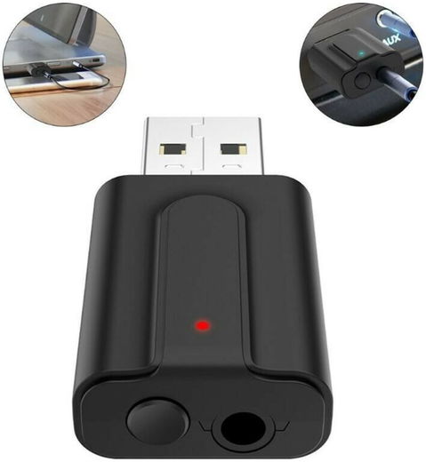 Wireless Bluetooth Adapter 2-in-1 Transmitter & Receiver 3.5mm Aux afbeelding 6