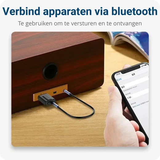 Wireless Bluetooth Adapter 2-in-1 Transmitter & Receiver 3.5mm Aux afbeelding 5