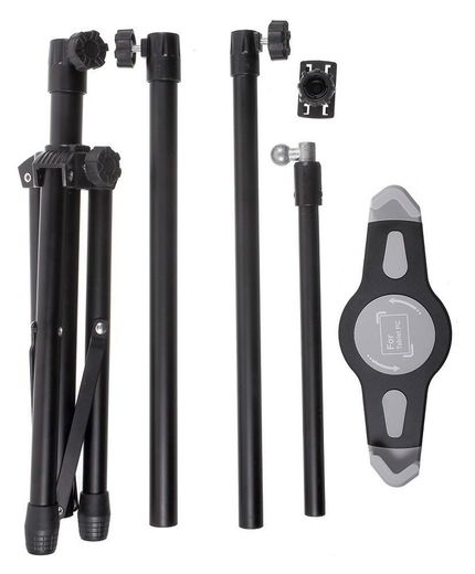 Universele Tablet / iPad Statief Muziek Standaard Tripod Lessenaar afbeelding 11