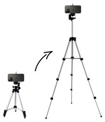 Universele Telefoon Statief Tripod Verstelbare Stand Met Handvat afbeelding