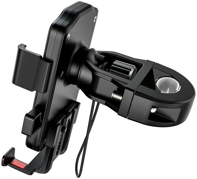 Hoco Flying One-Touch Universele Telefoonhouder Zwart/Rood afbeelding 2