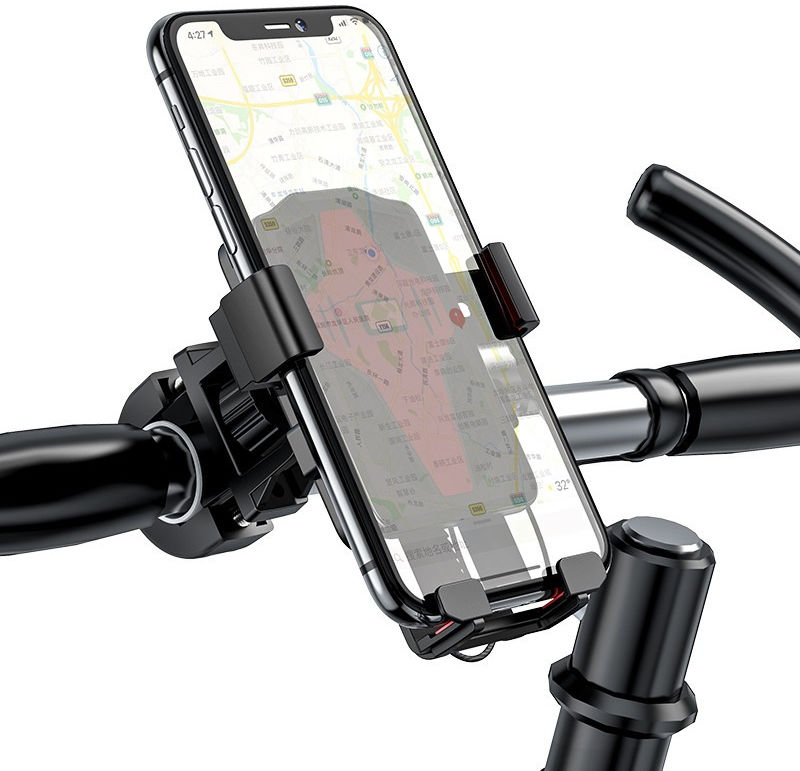 Hoco Flying One-Touch Universele Telefoonhouder Zwart/Rood afbeelding 5