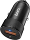 HocoFlash USB Fast Charge Autolader Zwart afbeelding 1