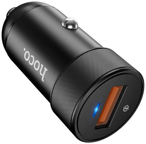 HocoFlash USB Fast Charge Autolader Zwart afbeelding 4