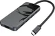 Hoco Easy Universele 5-in-1 USB-C Adapter / 3x USB / HDMI Zwart afbeelding 1