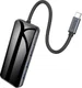 Hoco Easy Universele 5-in-1 USB-C Adapter / 3x USB / HDMI Zwart afbeelding 2