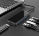 Hoco Easy Universele 5-in-1 USB-C Adapter / 3x USB / HDMI Zwart afbeelding 4
