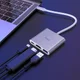 Hoco Easy Universele 3-in-1 USB / PD / HDMI Zilver afbeelding 5