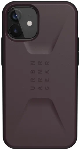 Urban Armor Gear Civilian Series Apple iPhone 12 Mini Hoesje Paars afbeelding 1