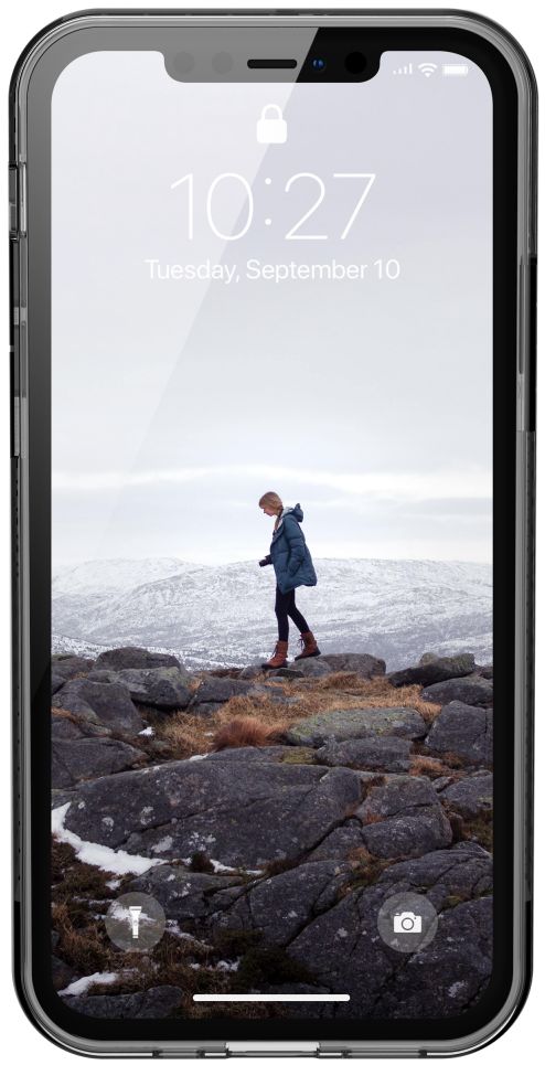 Urban Armor Gear [U] Lucent Apple iPhone 12 / 12 Pro Hoesje Ash afbeelding 2
