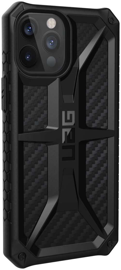 Urban Armor Gear Monarch Apple iPhone 12 Pro Max Hoesje Carbon Fiber afbeelding 3