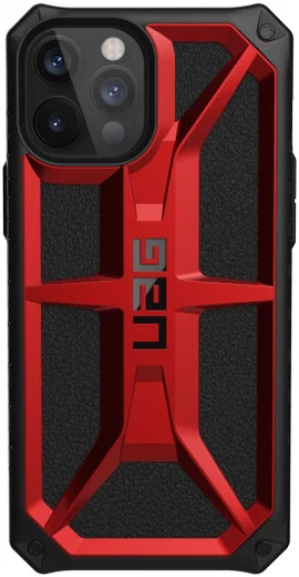 Urban Armor Gear Monarch Apple iPhone 12 Pro Max Hoesje Crimson afbeelding 1