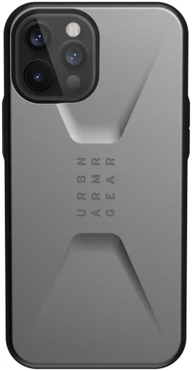 Urban Armor Gear Civilian Apple iPhone 12 Pro Max Hoesje Zilver afbeelding 1