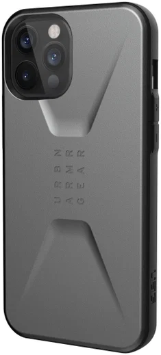 Urban Armor Gear Civilian Apple iPhone 12 Pro Max Hoesje Zilver afbeelding 4