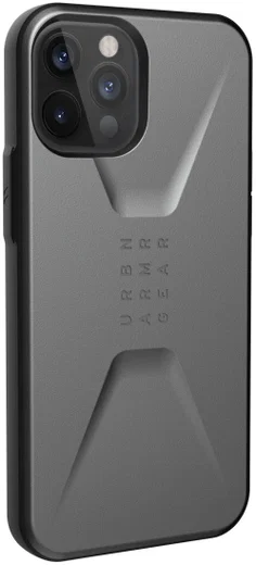 Urban Armor Gear Civilian Apple iPhone 12 Pro Max Hoesje Zilver afbeelding 5