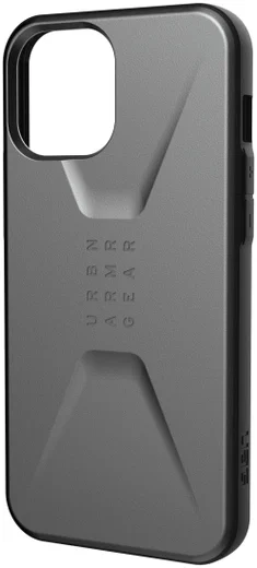Urban Armor Gear Civilian Apple iPhone 12 Pro Max Hoesje Zilver afbeelding 6