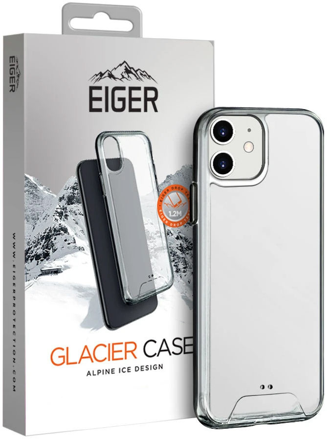 Eiger Glacier Series Apple iPhone 12 / 12 Pro Hoesje Transparant afbeelding 1
