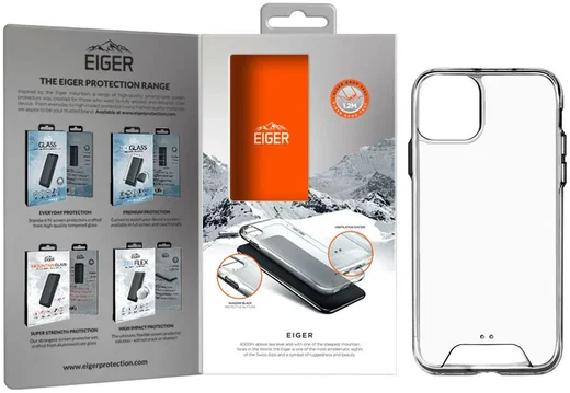 Eiger Glacier Series Apple iPhone 12 / 12 Pro Hoesje Transparant afbeelding 3