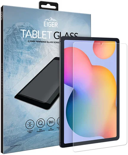 Eiger Samsung Galaxy Tab S6 Lite Tempered Glass Case Friendly Plat afbeelding 1