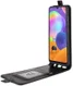Samsung Galaxy A31 Hoesje Verticale Flip Portemonnee Book Case Zwart afbeelding 1