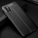 Samsung Galaxy A31 Litchi Hoesje TPU met Kunstlederen Textuur Zwart afbeelding 2