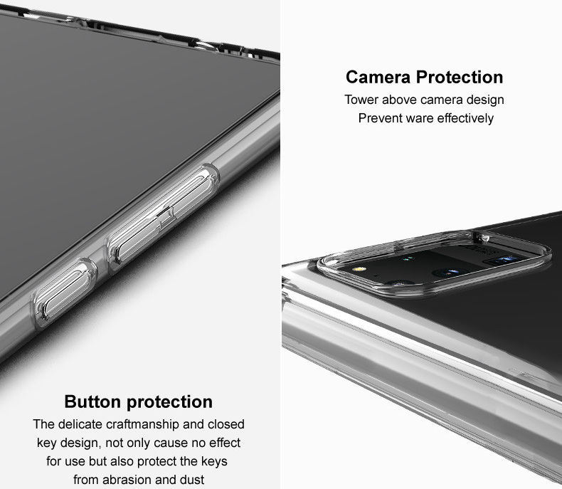 IMAK Series Samsung Galaxy A31 Hoesje Flexibel en Dun TPU Transparant afbeelding 5