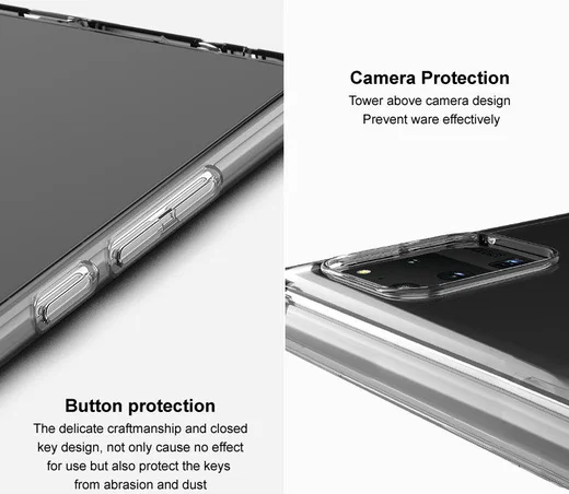 IMAK Series Samsung Galaxy A31 Hoesje Flexibel en Dun TPU Transparant afbeelding 5