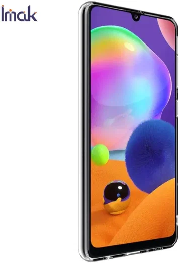 IMAK Series Samsung Galaxy A31 Hoesje Flexibel en Dun TPU Transparant afbeelding 9