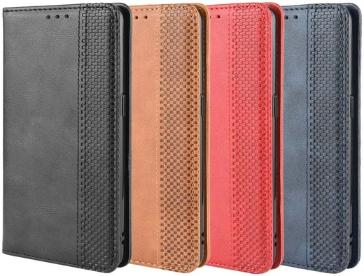 OPPO A91 Vintage Portemonnee Hoesje Zwart afbeelding 7