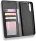 OPPO A91 Vintage Portemonnee Hoesje Zwart afbeelding 9
