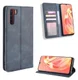 OPPO A91 Vintage Portemonnee Hoesje Blauw afbeelding 3