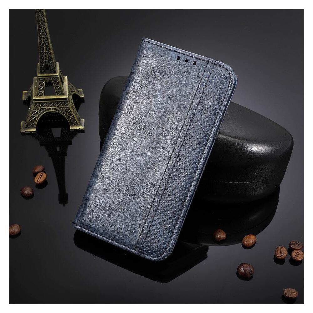 OPPO A91 Vintage Portemonnee Hoesje Blauw afbeelding 4