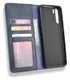 OPPO A91 Vintage Portemonnee Hoesje Blauw afbeelding 6