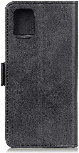 OPPO A52 / A72 Hoesje Portemonnee Kunstleer Book Case Zwart afbeelding 3