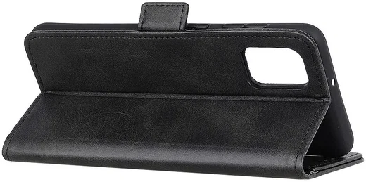 OPPO A52 / A72 Hoesje Portemonnee Kunstleer Book Case Zwart afbeelding 5