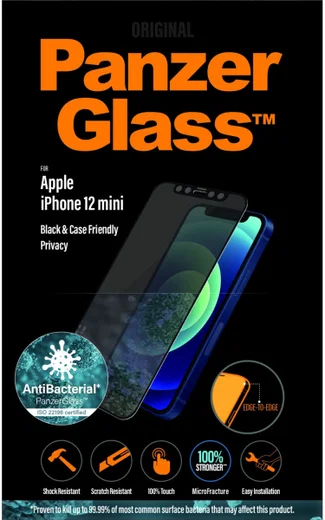 PanzerGlass Apple iPhone 12 Mini Privacy Glass Screenprotector CF afbeelding 1