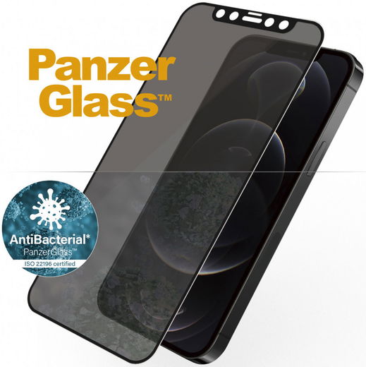 PanzerGlass Apple iPhone 12/12 Pro Privacy Glass Screenprotector Zwart afbeelding 2