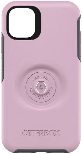 Otter + Pop Symmetry Series Apple iPhone 11 Hoesje Roze afbeelding 4