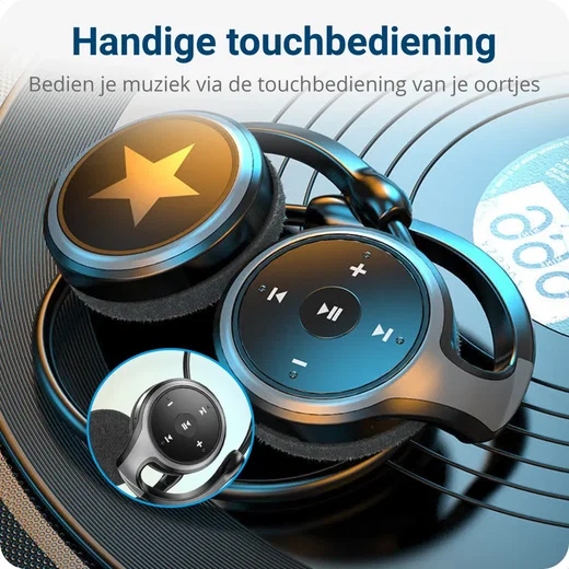 eleror Mini draadloze Bluetooth-oordopjes, kleine semi-in-ear hoofdtelefoon klein/licht/dun voor slaap aan de zijkant/werk/fitness/run/drive, stream muziek of podcasts van iPhone/Android-telefoons