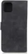 KHAZNEH Apple iPhone 12 Pro Max Hoesje Retro Wallet Book Case Zwart afbeelding 4