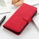 Apple iPhone 12 Mini Hoesje Retro Wallet Book Case Rood afbeelding 2