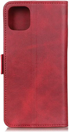 Apple iPhone 12 Mini Hoesje Portemonnee Book Case Rood afbeelding 4