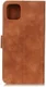 KHAZNEH Apple iPhone 12 / 12 Pro Hoesje Retro Wallet Book Case Bruin afbeelding 3