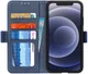 Apple iPhone 12 / 12 Pro Hoesje Portemonnee Book Case Blauw afbeelding 1
